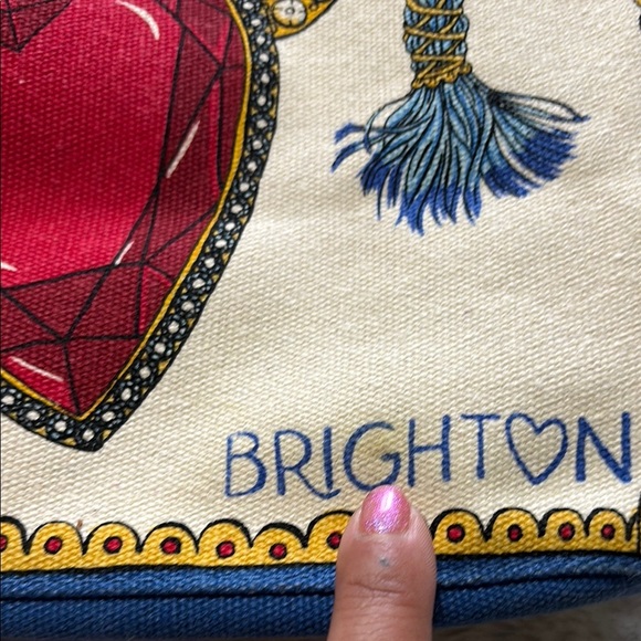 Brighton Glittering LOVE tote NWT - Picture 8 of 11